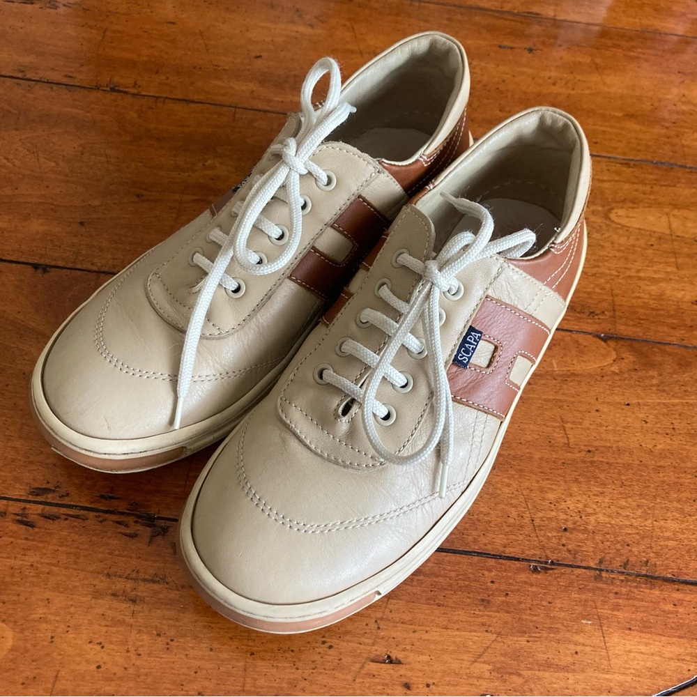 Scarpa Casual Leather Sneakers size 8 - Picture 2 of 10
